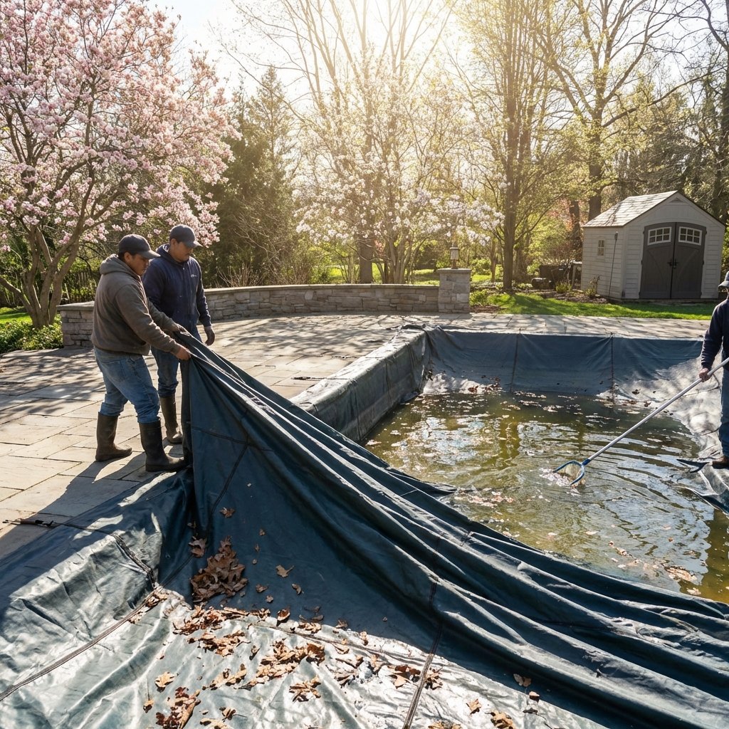 İlkbaharda Havuz Açılışı